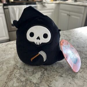 Squishmallow Otto Grim Reaper 4.5” Halloween NWT